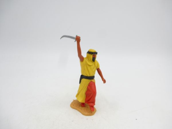 Timpo Toys Araber stehend, gelb mit Krummsäbel
