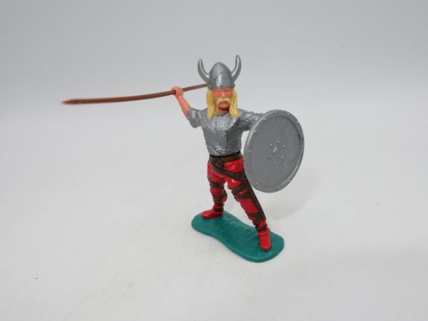 Timpo Toys Viking standing with spear + shield