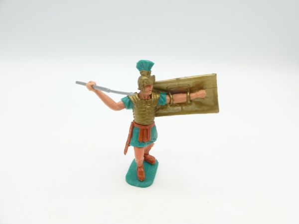 Timpo Toys Römer stehend, grün, mit Pilum