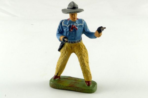 Elastolin Cowboy with 2 revolvers No. 6867
