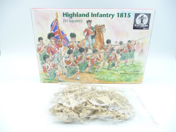 Waterloo 1815 Highland Infantry 1815 (in square), No. AP039 - loose, see photos