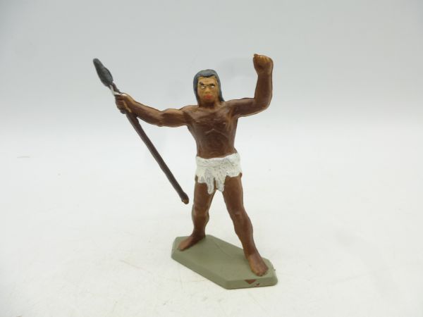 Starlux Prehistoric man with spear, hand on top, FS 40007