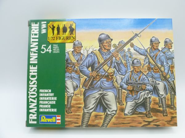 Revell 1:72 WW I French Infantry, No. 2505 - orig. packaging, figures at the casting