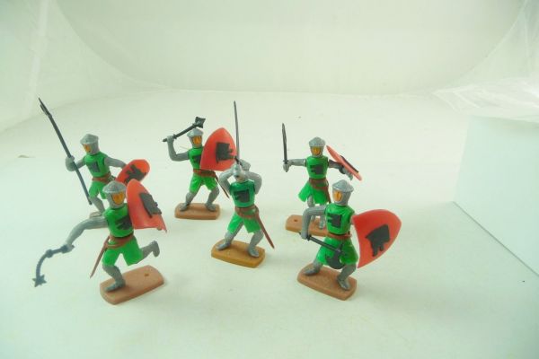 Plasty Set of wolf knights (6 figures)