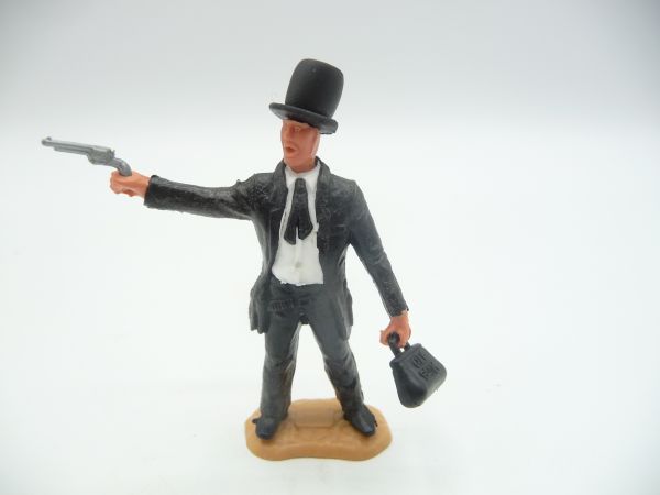 Timpo Toys Dr. Tripp with cylinder, pistol + money bag - modification