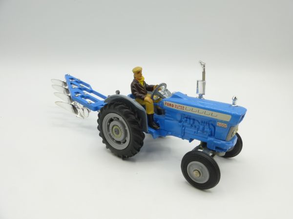 Corgi Toys Ford Super Major 5000 with furrow plough - great condition