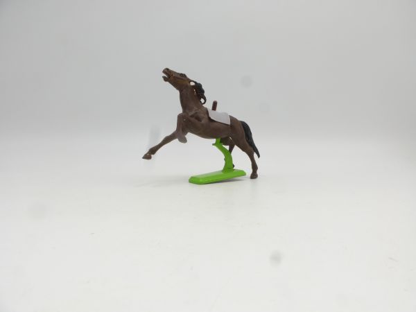Britains Deetail Horse long striding, brown, light grey blanket