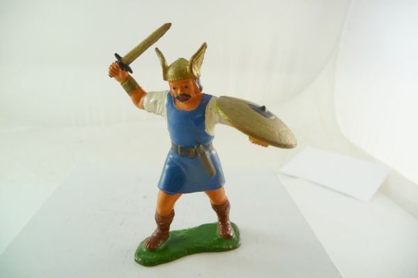 Heimo Viking with shield, sword raised (hard plastic)