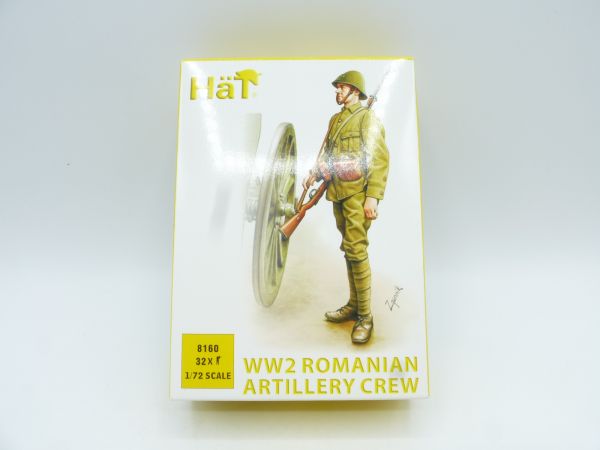 HäT 1:72 WW II Romanian Artillery Crew, Nr. 8160 - OVP, am Guss