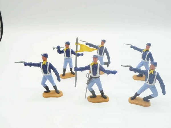Timpo Toys Beautiful set of Union Army soldiers 2nd version (6 figures)