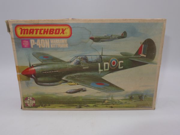 Matchbox 1:72 P-40 N Warhawk Kittyhawk, No. PK 31 - orig. packaging, on cast