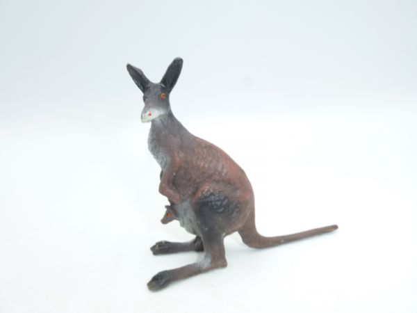 Elastolin composition Kangaroo with young - great figure
