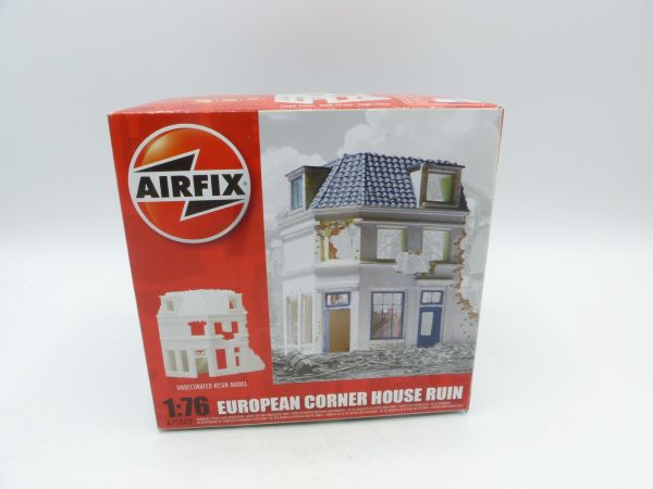 Airfix 1:76 European Corner House Ruin, No. 75003 - orig. packaging