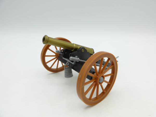 Timpo Toys Civil war cannon, wheels light brown