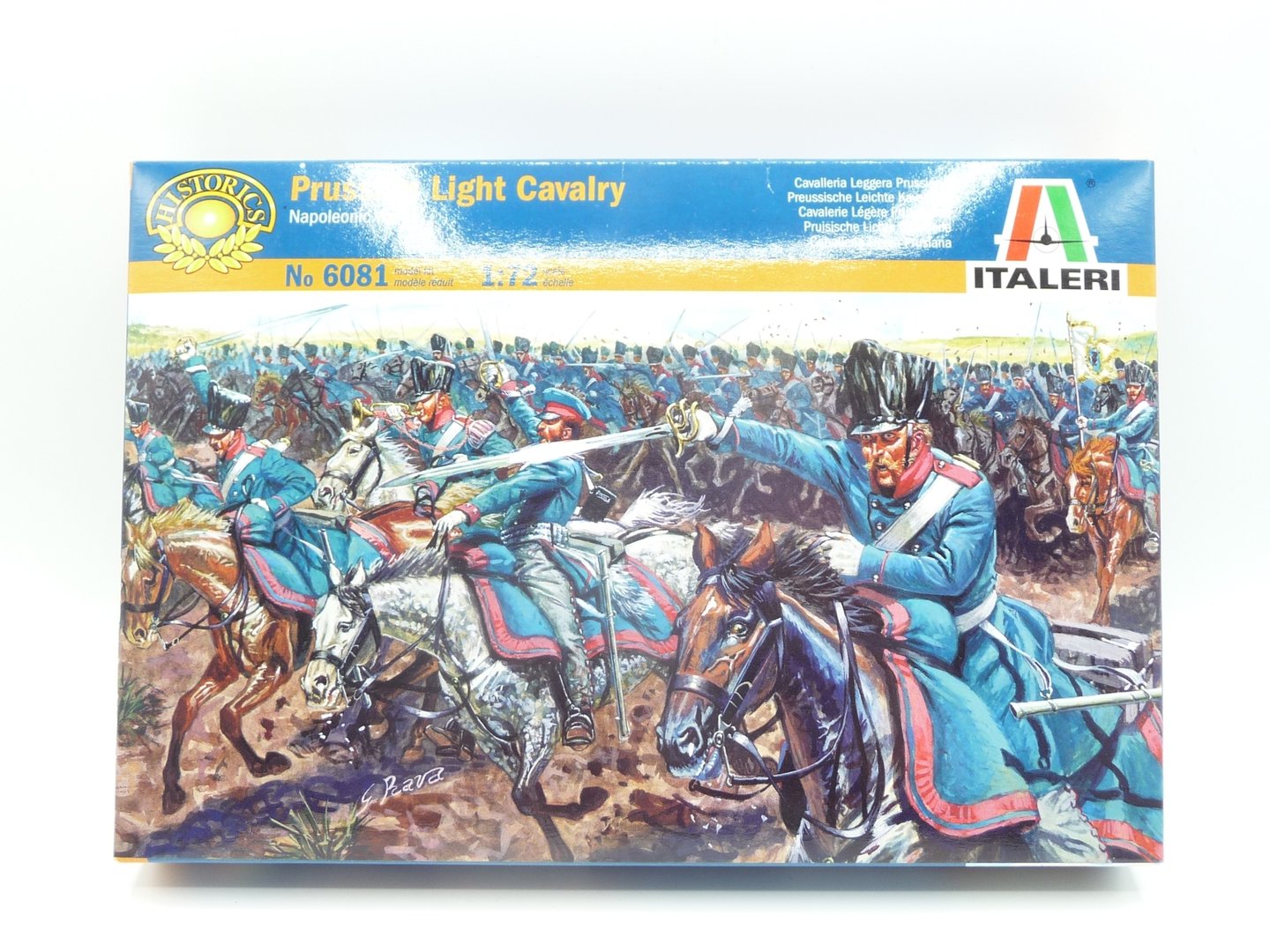 1/72 Italeri 6081 Napoleonic Wars Prussian Light Cavalry toy soldiers  MIB 