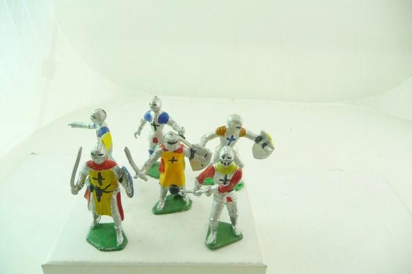 Heimo 6 knights standing (complete set) in different positions