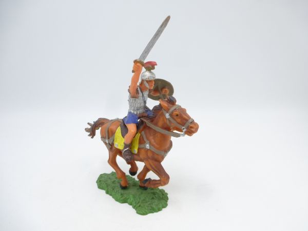 Elastolin 7 cm Römischer Reiter mit Schwert angreifend, Nr. 8459