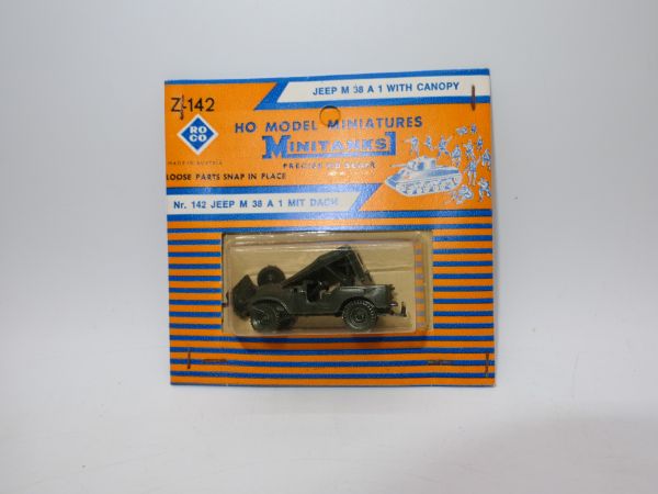 Roco Minitanks Jeep M38 A1 with roof, No. Z 142 - orig. packaging