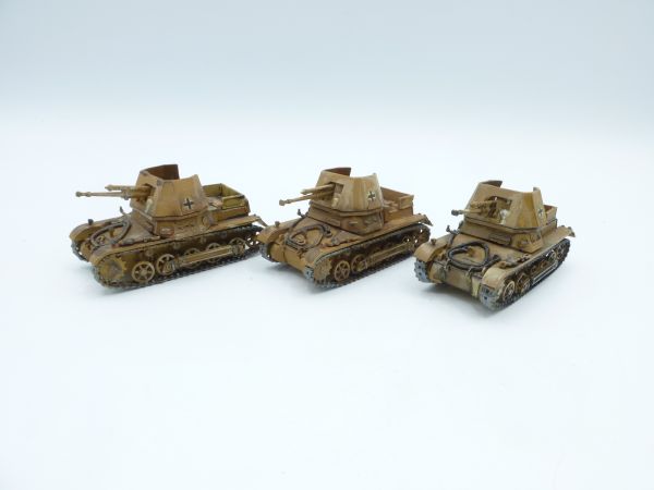 3 Panzer (1:87 / 1:100) - unglaublich gute Sammlerbemalung