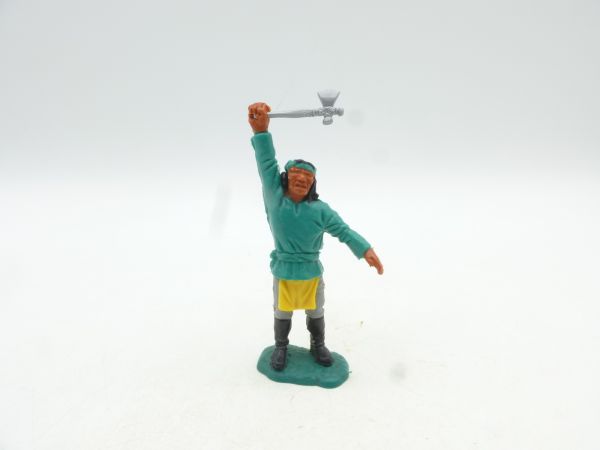 Timpo Toys Apache standing with tomahawk, green