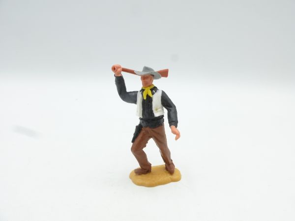 Timpo Toys Cowboy stehend, kolbenschlagend