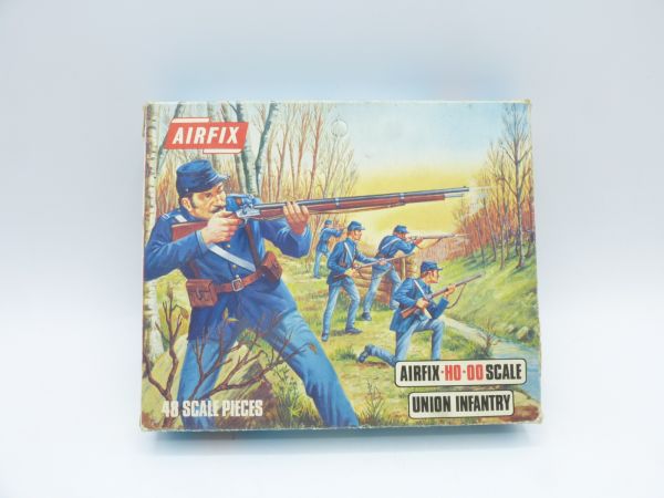 Airfix 1:72 Union Infantry ACW - Blue Box, figures loose but complete