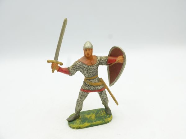 Preiser 7 cm Bayeux Normanne mit Schwert + Schild - frühe Figur