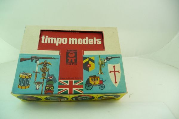 Timpo Toys Sales box for 3 dozen standing Arabs - box good condition, see photos