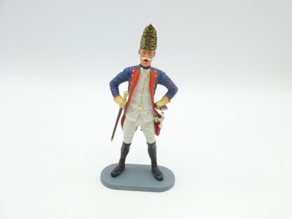 Preiser 7 cm Prussia 1756, Inf. Reg. No. 38, Non-Commissioned Officer standing, Fusilier