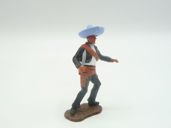 Timpo Toys Mexican standing black with knife - great combination