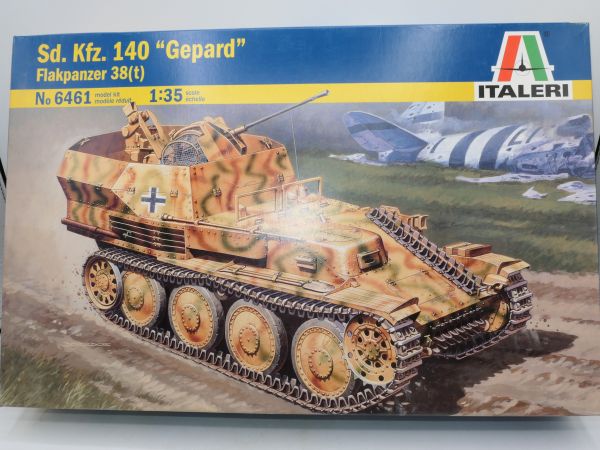 Italeri 1:35 Sdkfz 140 "Gepard" Flakpanzer, Nr. 6461 - OVP, am Guss