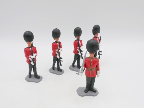 Timpo Toys Group of guardsmen (5 figures)