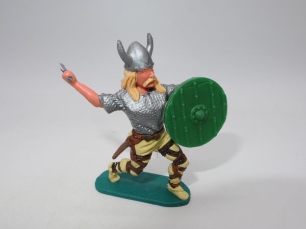 Timpo Toys Viking with sword + shield (green) - replica