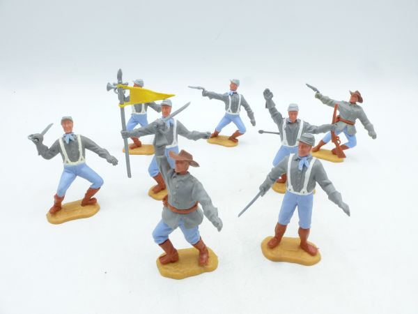 Timpo Toys Southerners 2nd version (8 figures) - group/set