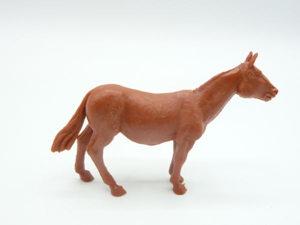 Timpo Toys Pasture horse standing, looking straight ahead, brown
