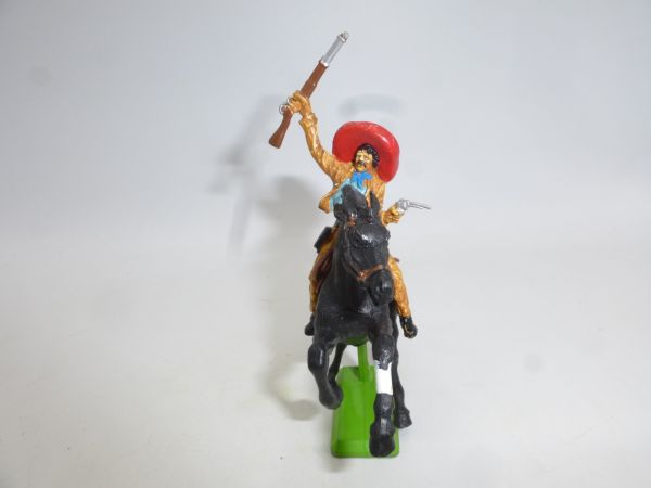 Britains Deetail Mexican (from Cowboy series) on horseback, rifle on top