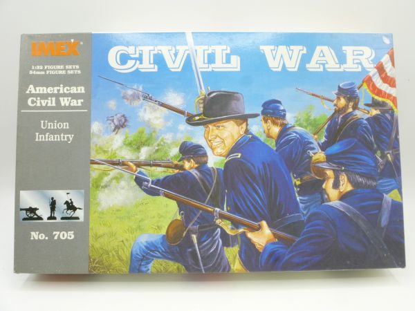 IMEX 1:32 American Civil War, Union Infantry, No. 705 - orig. packaging