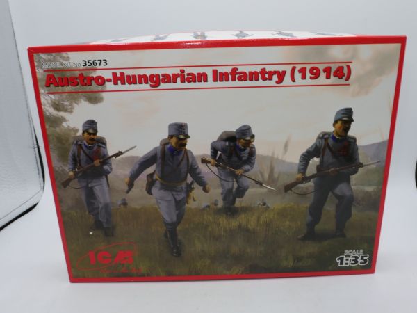ICM 1:35 Austro-Hungarian Inf. (1914), No. 35673 - orig. packaging, on cast
