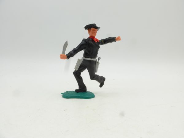 Timpo Toys Cowboy 3rd version, running with knife - great combination