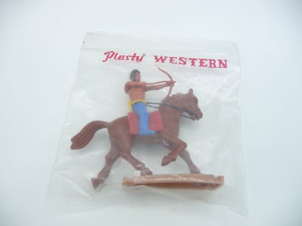 Plasty Indian riding with bow - in original bag