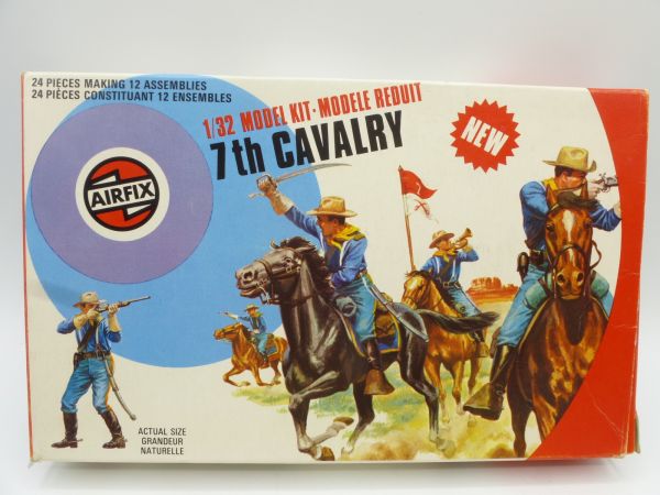 Airfix Empty Repro Box #51469 Western 7th Cavalry Target Logo 1:32 Scale 