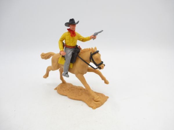 Timpo Toys Cowboy 2. Version reitend, Pistole schießend