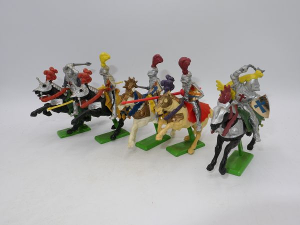 Britains Deetail Gruppe Ritter zu Pferd (5 Figuren)