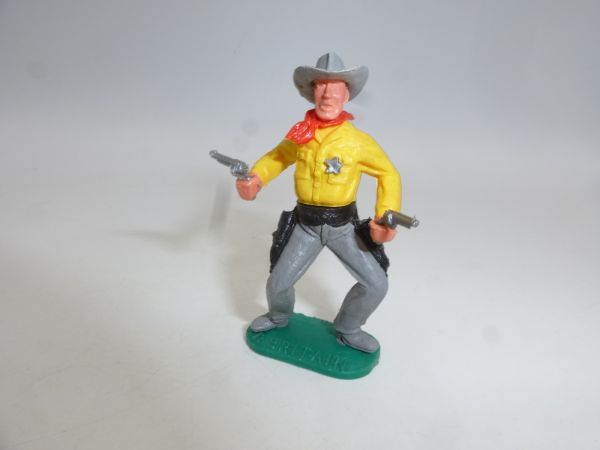 Timpo Toys Sheriff standing, dark yellow