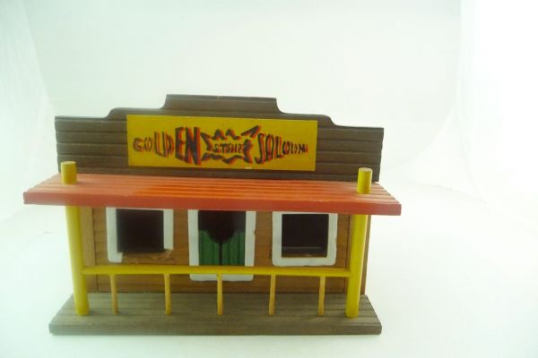 Golden Star Saloon - rare house, 1 part of the window frame is missing
