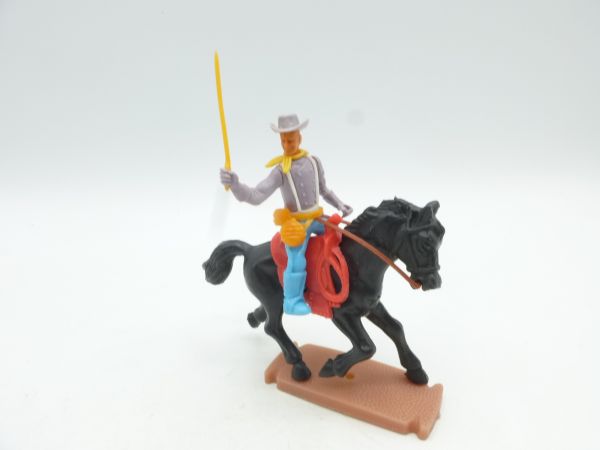 Plasty Southerner riding, officer with sabre