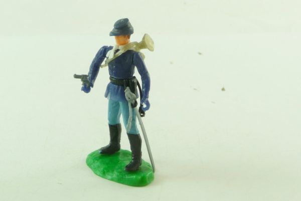 Elastolin Soldier with trumpet, pistol and sabre