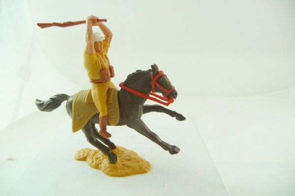 Timpo Toys Foreign legionnaire riding, striking with rifle ambidextrous from above