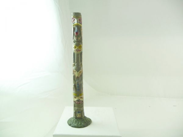 Lineol Stake / totem pole - unused, great painting, see photos