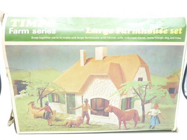 Timpo Toys Farm Series: Large Farmhouse Set, ref. no. 169 - house complete